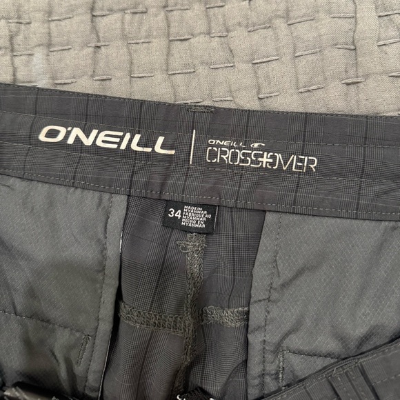 O’Neill Crossover Dark Gray Mens Hybrid Shorts waist size 34 - Picture 4 of 8